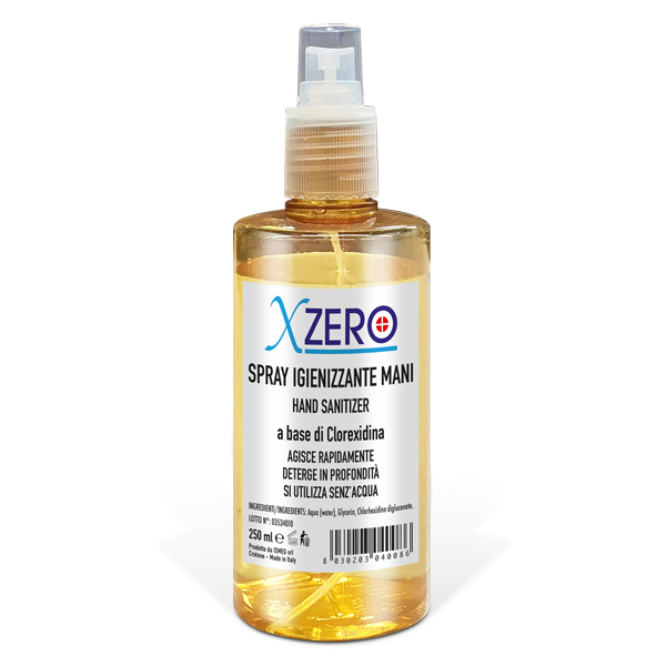 Xzero Spray Igienizzante Mani 250 ML